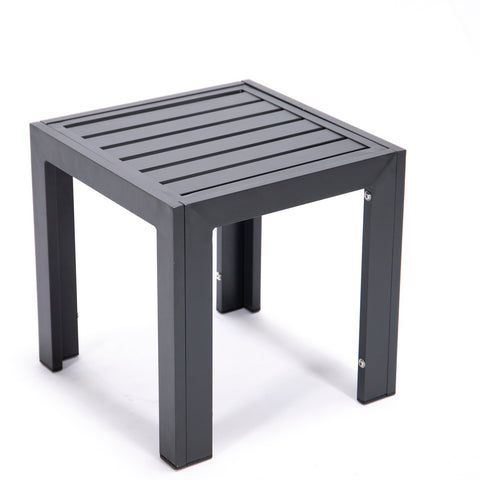 Chelsea Modern Aluminum Patio Side Table