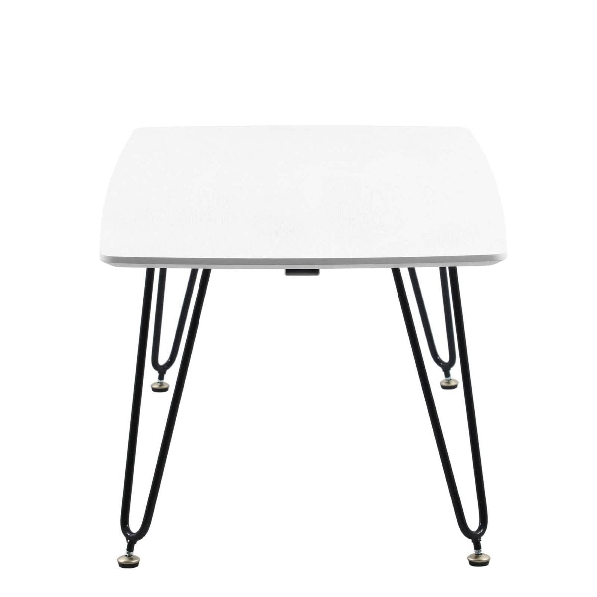 Elmwood Rectangular Coffee Table with Ash Wood Tabletop in Iron