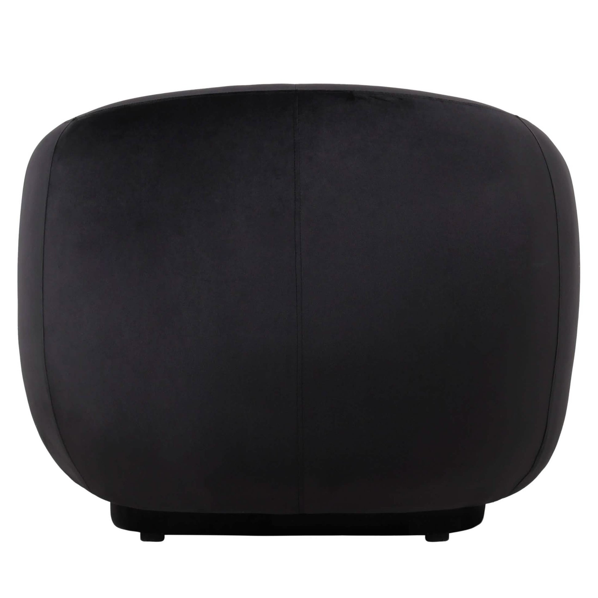 Faze Accent Chair Upholstered in Velvet Single - Seater Sofa Padded Seat and Back