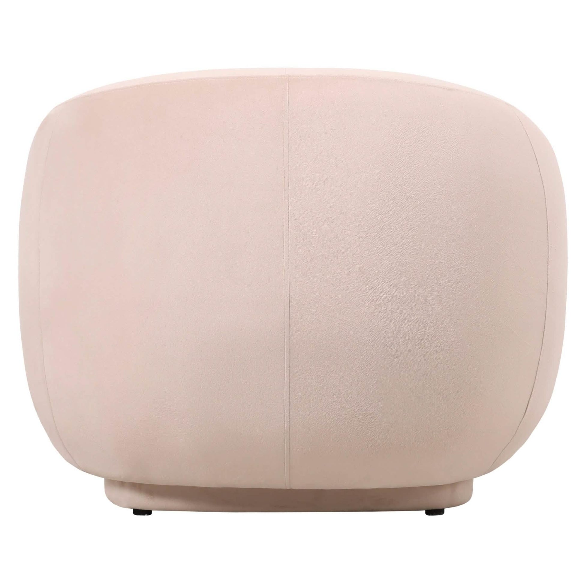 Faze Accent Chair Upholstered in Velvet Single - Seater Sofa Padded Seat and Back