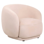 Faze Accent Chair Upholstered in Velvet Single - Seater Sofa Padded Seat and Back