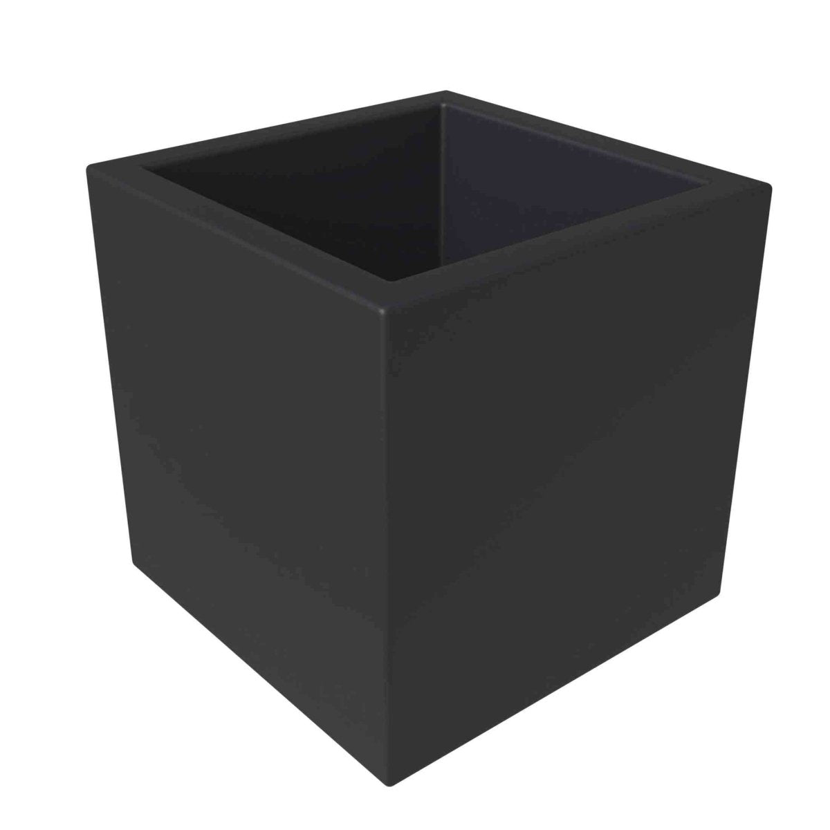 Fern Fiberstone and MGO Clay Mid - Century Modern Square Planter Pot for Indoor and Outdoor