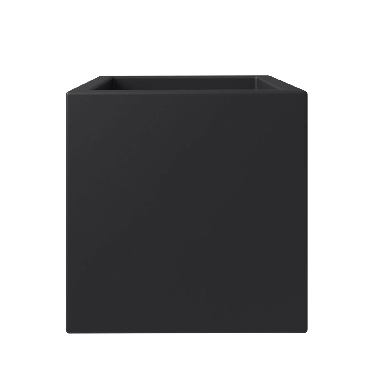 Fern Fiberstone and MGO Clay Mid - Century Modern Square Planter Pot for Indoor and Outdoor