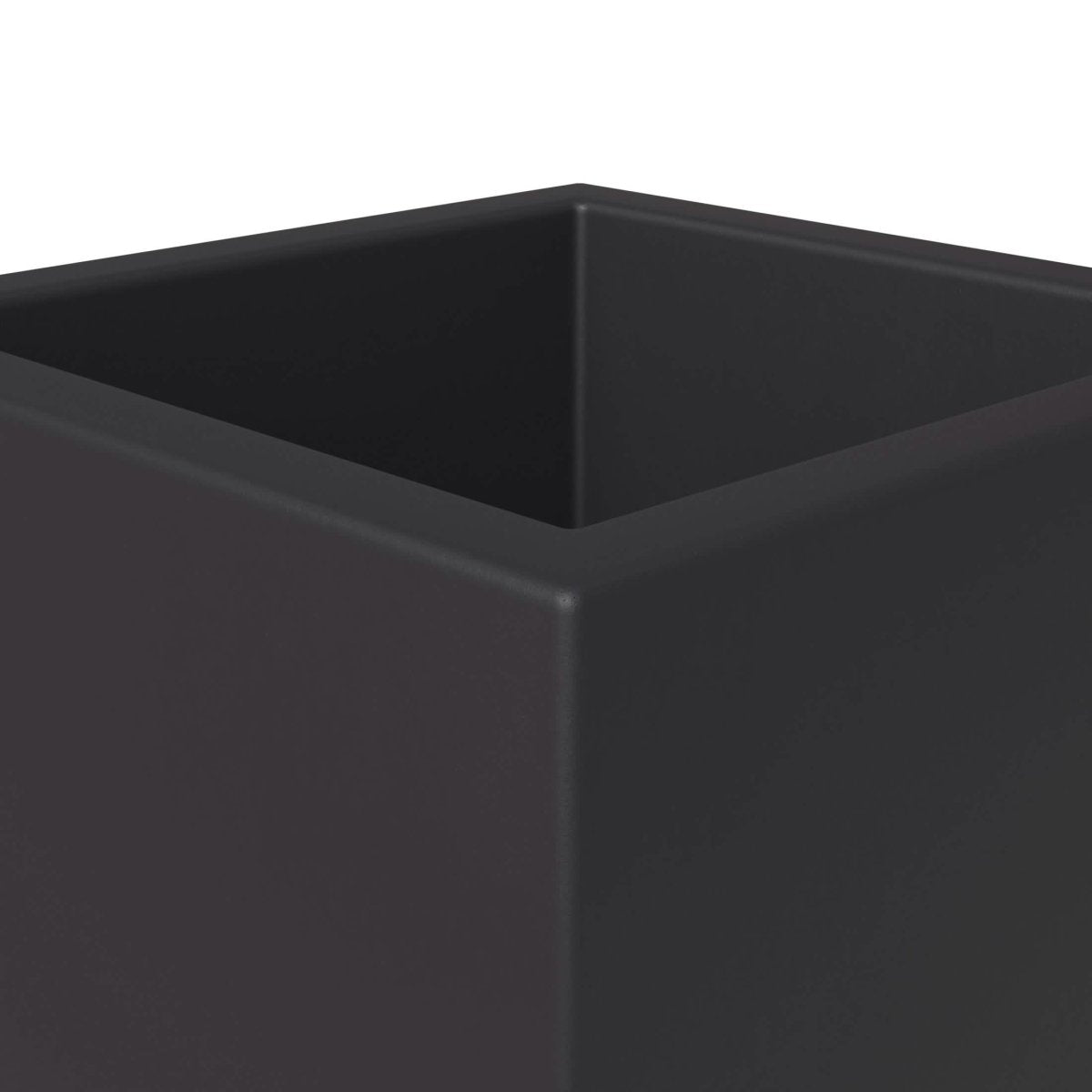 Fern Fiberstone and MGO Clay Mid - Century Modern Square Planter Pot for Indoor and Outdoor
