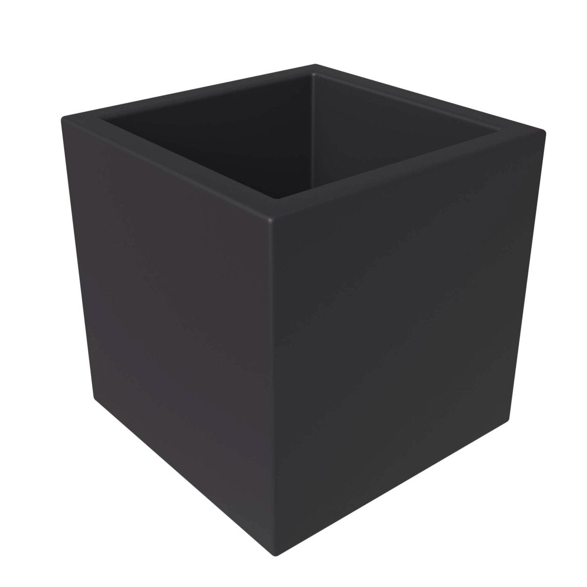 Fern Fiberstone and MGO Clay Mid - Century Modern Square Planter Pot for Indoor and Outdoor