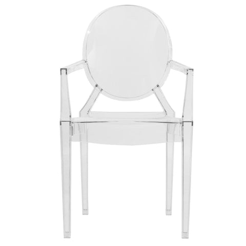 Carroll Modern Acrylic Dining Armchair