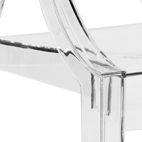 Carroll Modern Acrylic Dining Armchair