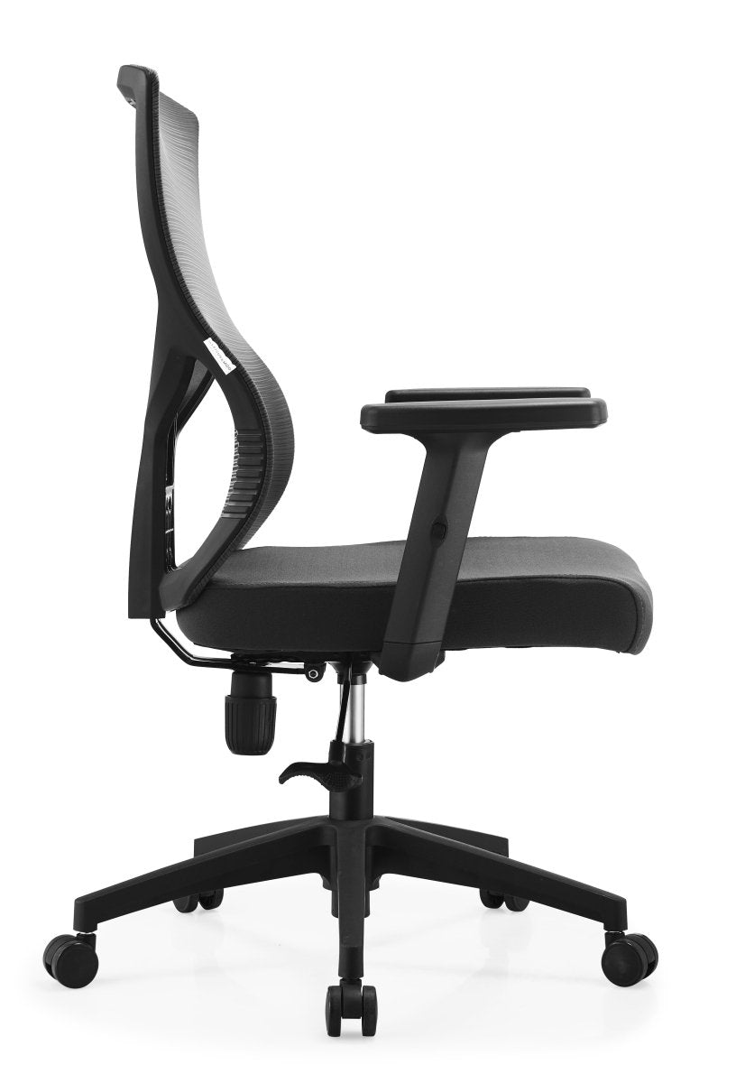 Glen Cotton Mid - Back Adjustable Office Conference Chair