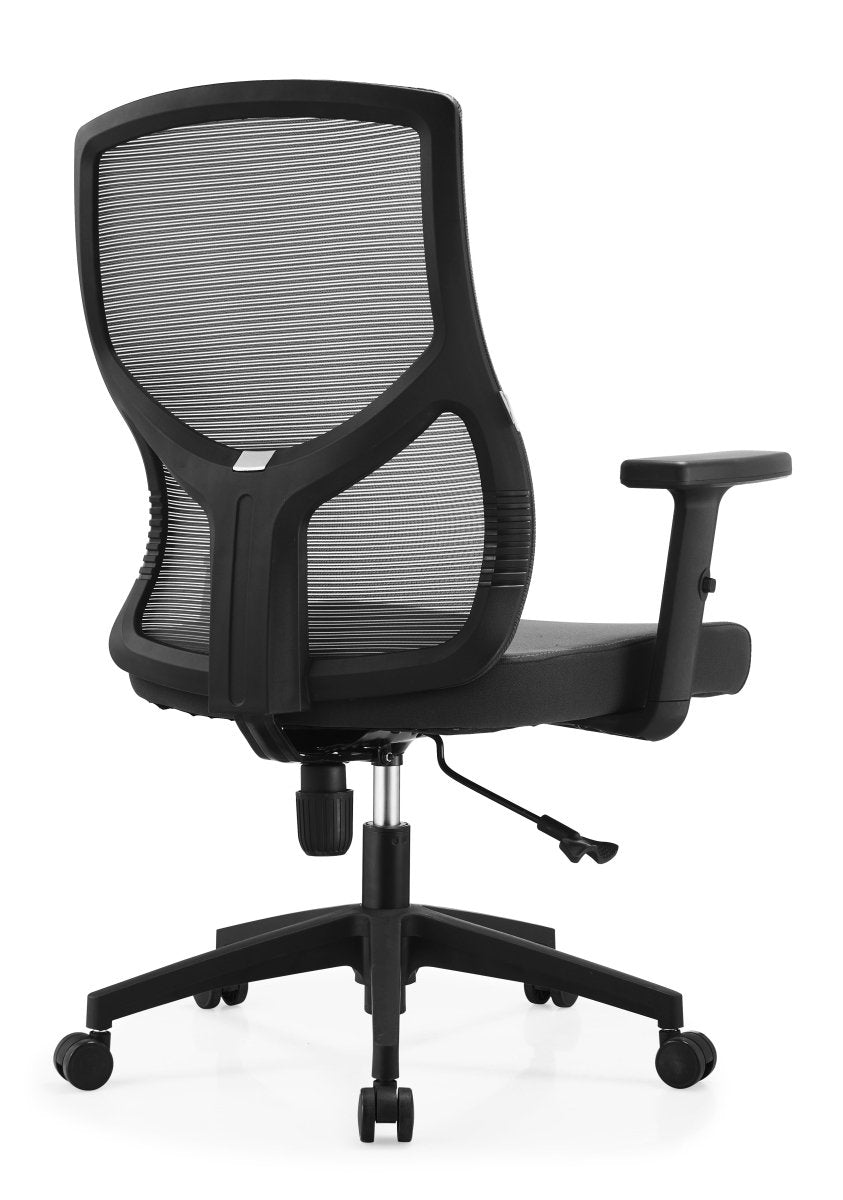 Glen Cotton Mid - Back Adjustable Office Conference Chair
