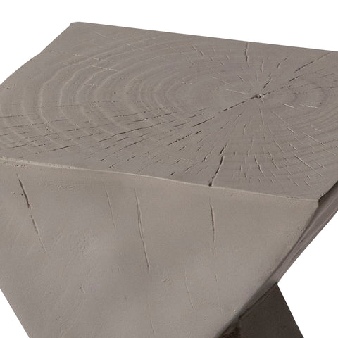 Glint Side Table in Fiberstone Square Accent Table