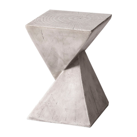 Glint Side Table in Fiberstone Square Accent Table