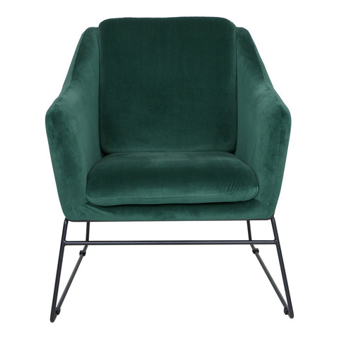 Harmony Velvet Accent Armchair