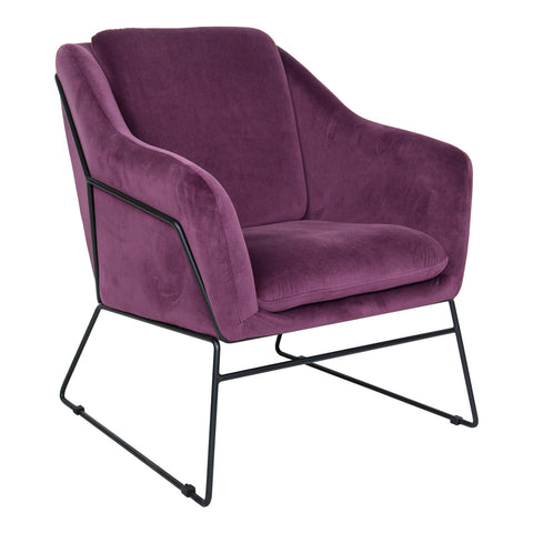 Harmony Velvet Accent Armchair