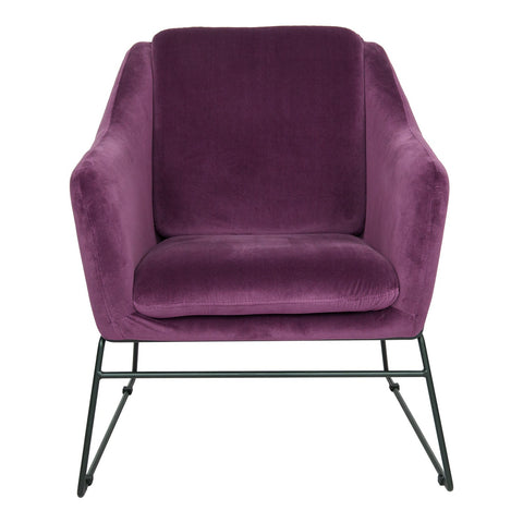 Harmony Velvet Accent Armchair