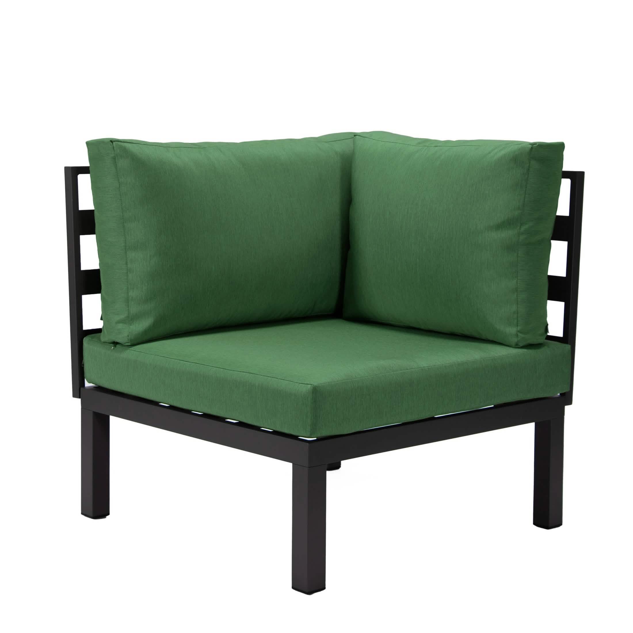 Hamilton Aluminum Patio 2 - Piece Corner Seat With Cushions