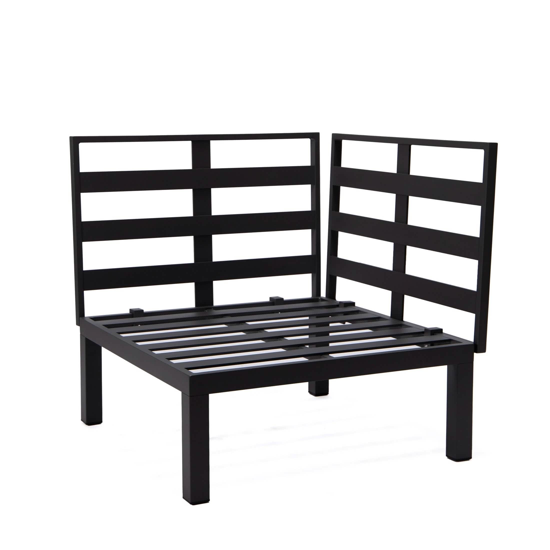 Hamilton Aluminum Patio 2 - Piece Corner Seat With Cushions