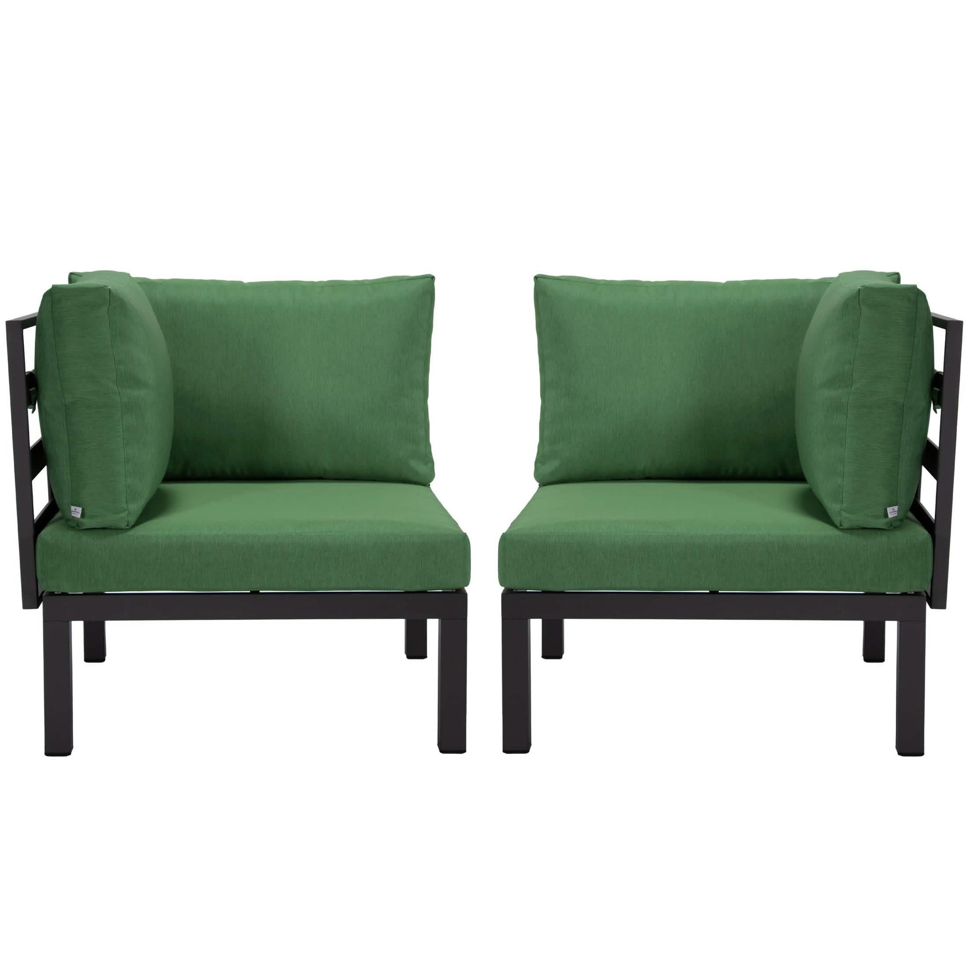 Hamilton Aluminum Patio 2 - Piece Corner Seat With Cushions