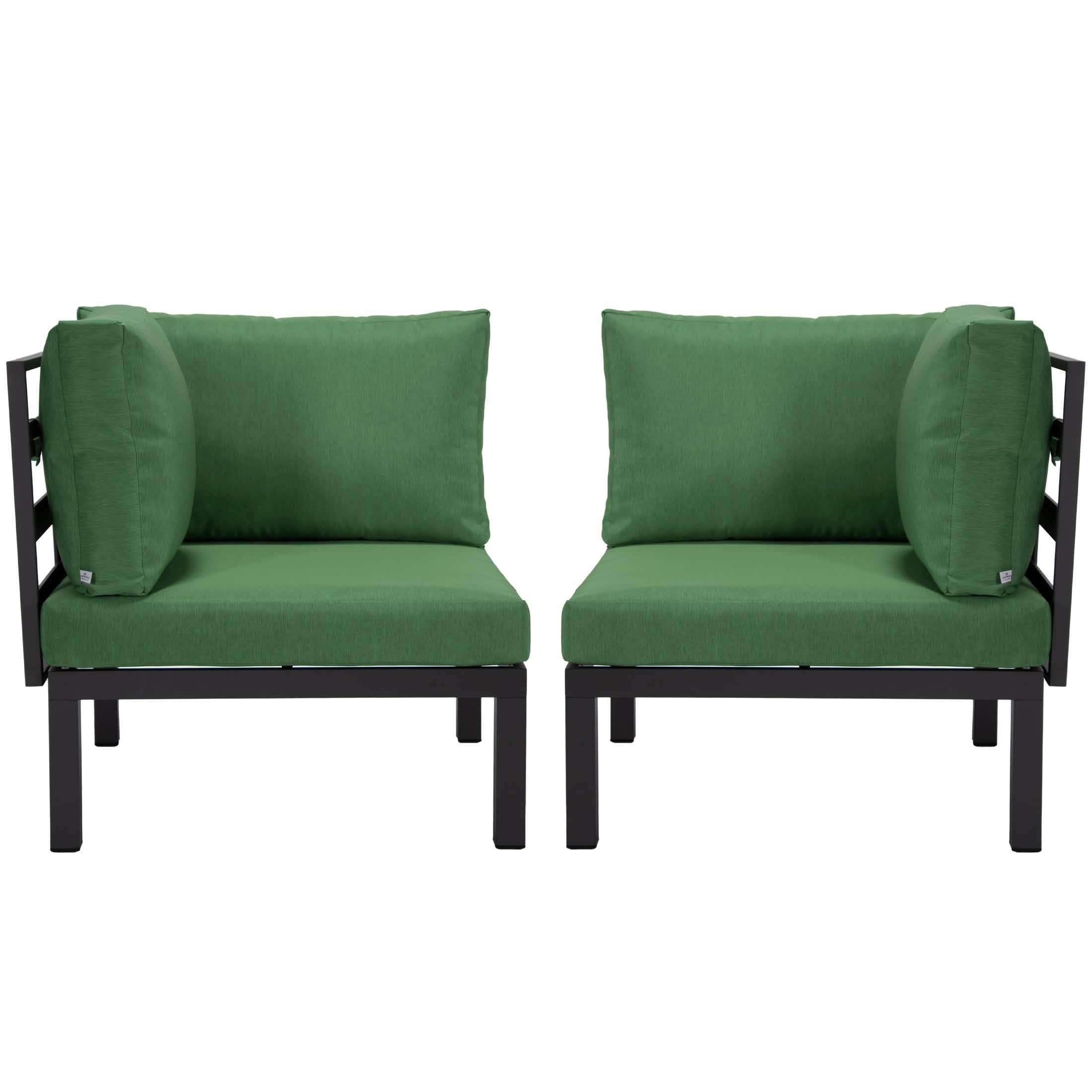 Hamilton Aluminum Patio 2 - Piece Corner Seat With Cushions