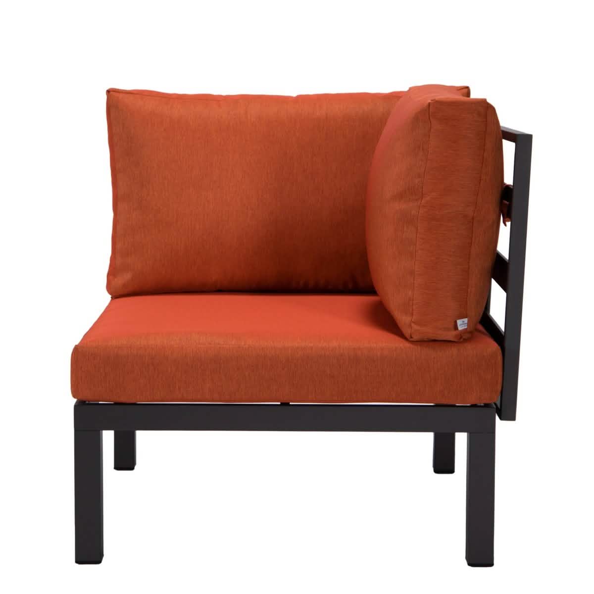 Hamilton Aluminum Patio 2 - Piece Corner Seat With Cushions