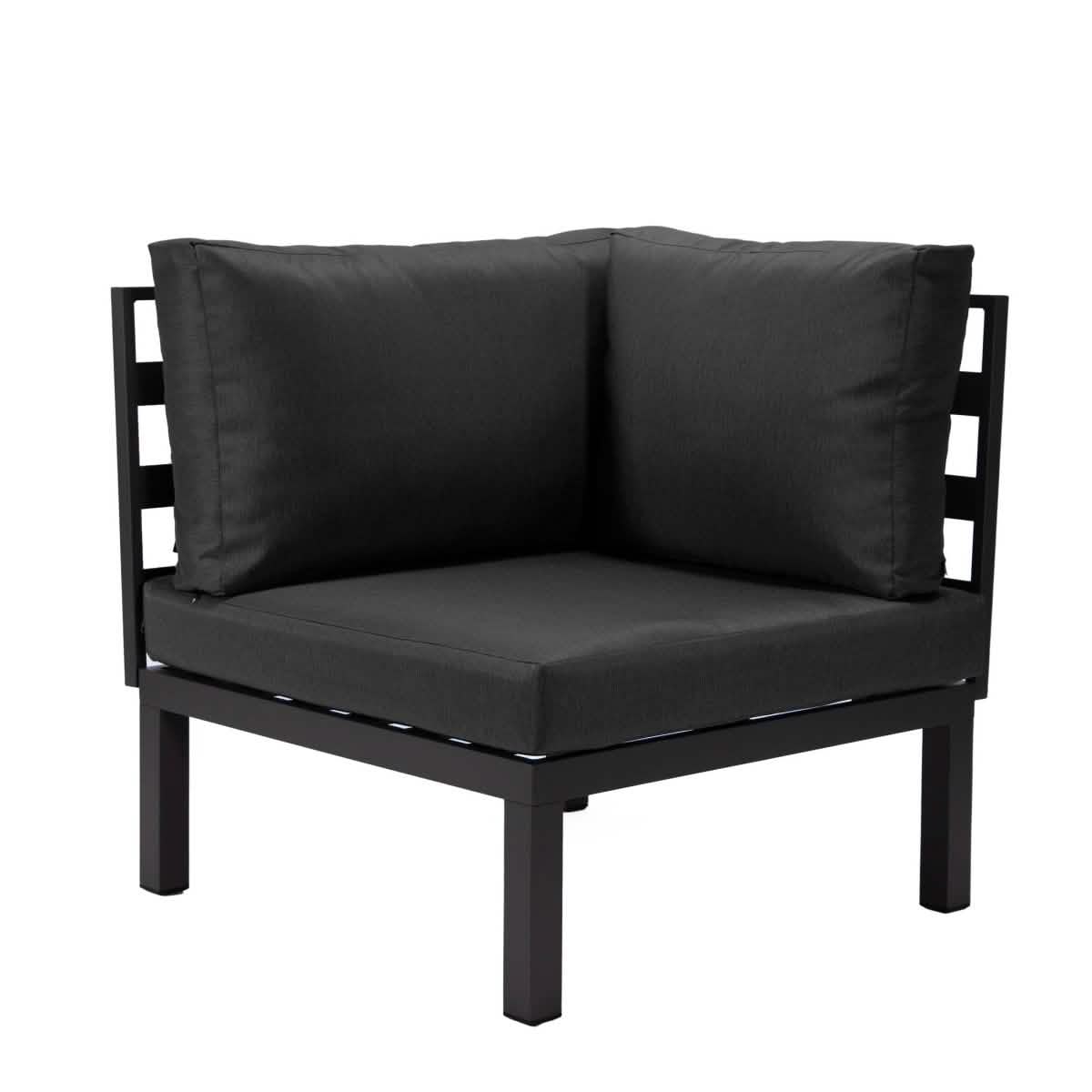 Hamilton Aluminum Patio 2 - Piece Corner Seat With Cushions