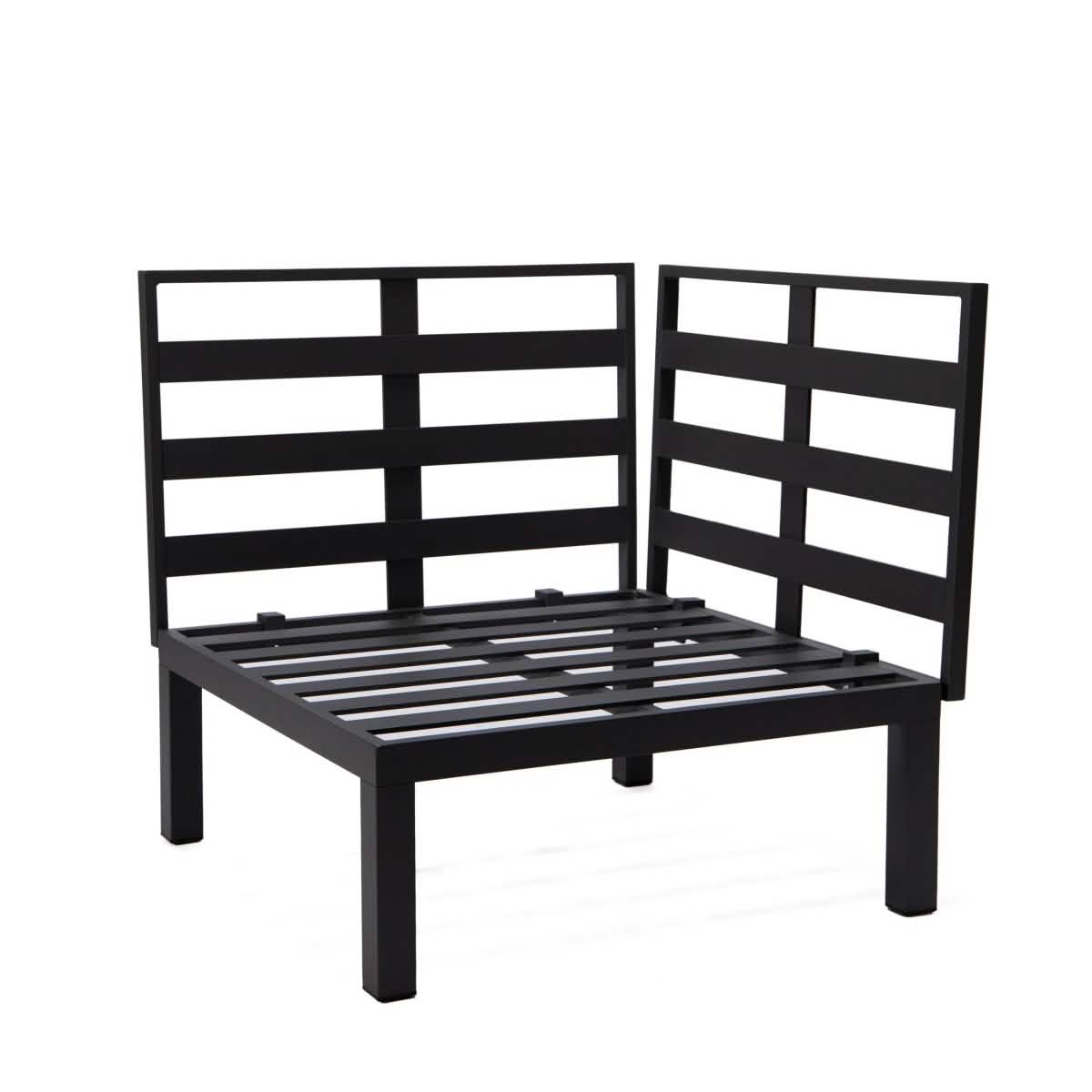 Hamilton Aluminum Patio 2 - Piece Corner Seat With Cushions
