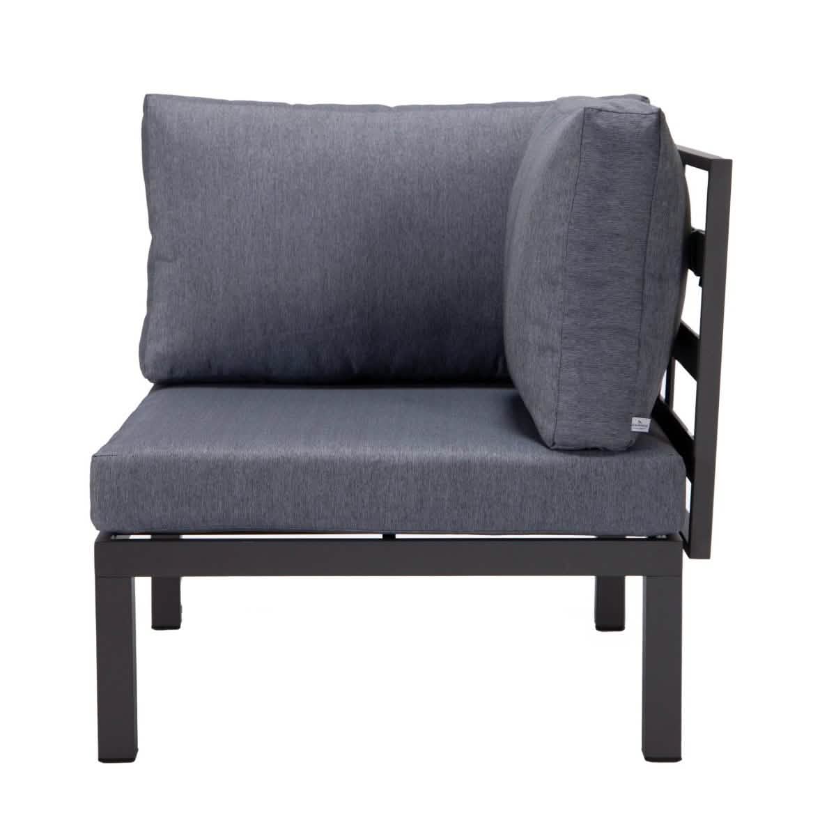 Hamilton Aluminum Patio 2 - Piece Corner Seat With Cushions