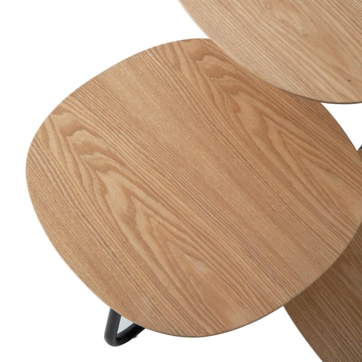 Hazelton Multi - Top End Tables with Manufactured Wood Top and Powder Coated Steel Frame