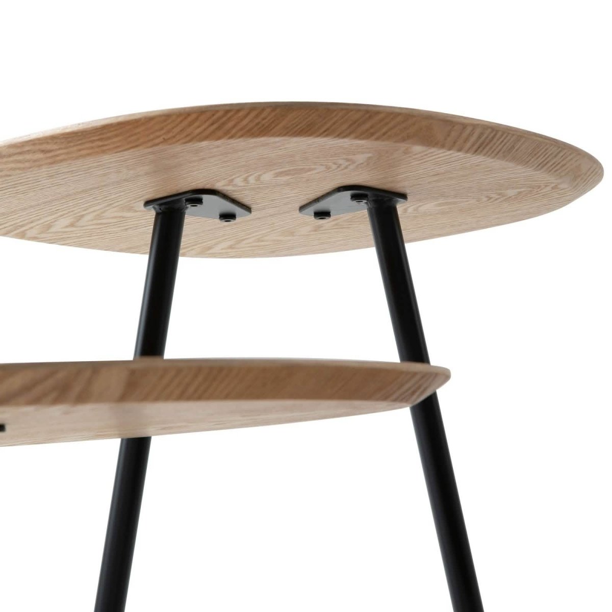 Hazelton Multi - Top End Tables with Manufactured Wood Top and Powder Coated Steel Frame