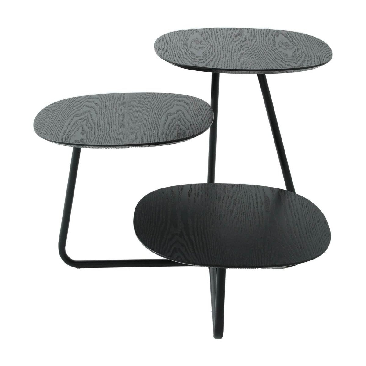 Hazelton Multi - Top End Tables with Manufactured Wood Top and Powder Coated Steel Frame