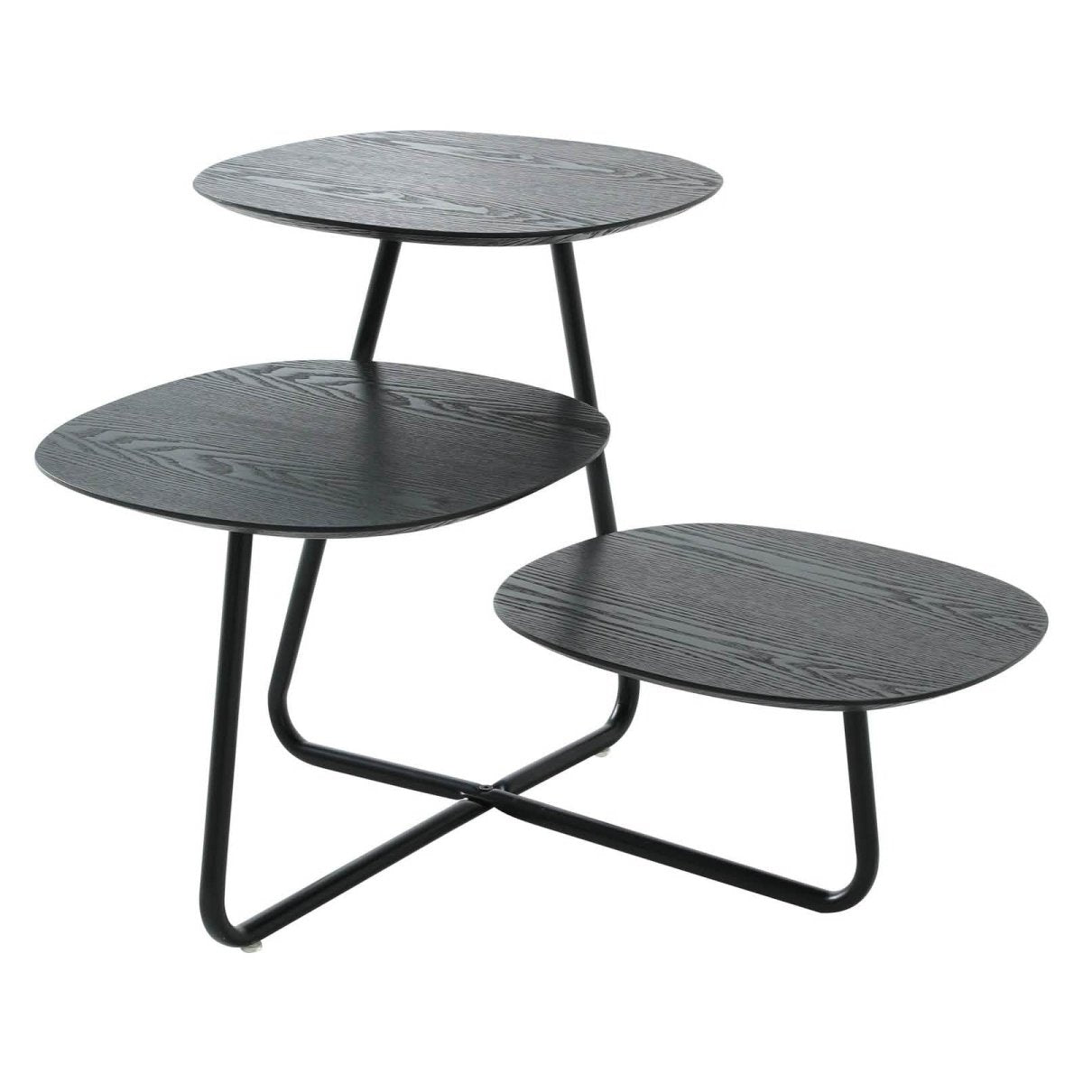 Hazelton Multi - Top End Tables with Manufactured Wood Top and Powder Coated Steel Frame