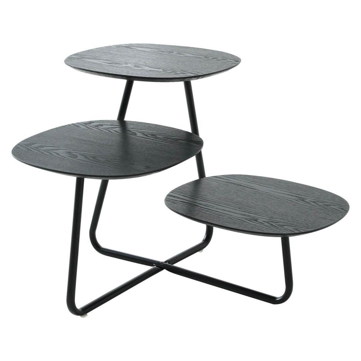 Hazelton Multi - Top End Tables with Manufactured Wood Top and Powder Coated Steel Frame