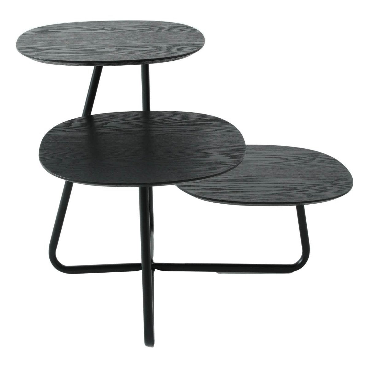 Hazelton Multi - Top End Tables with Manufactured Wood Top and Powder Coated Steel Frame