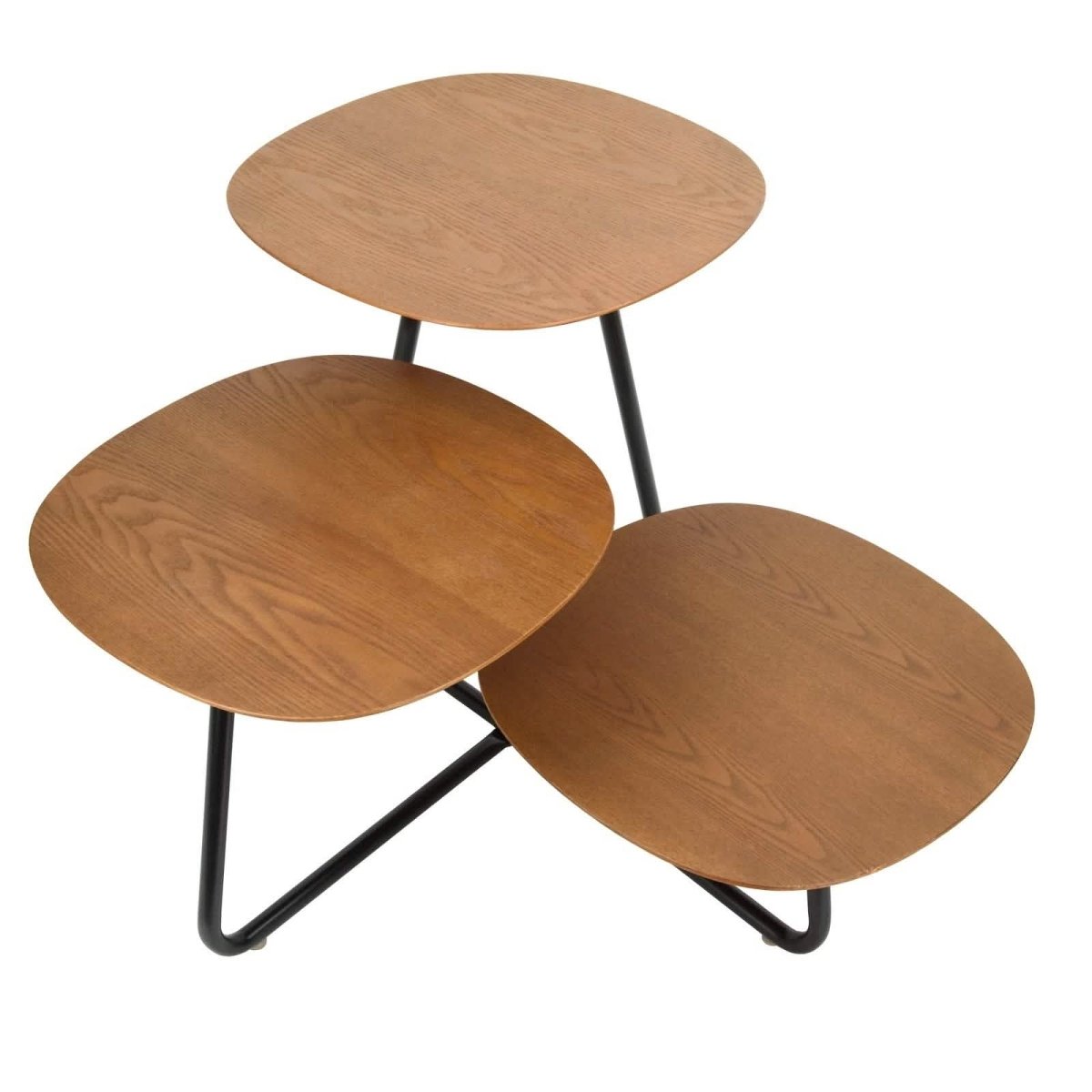 Hazelton Multi - Top End Tables with Manufactured Wood Top and Powder Coated Steel Frame