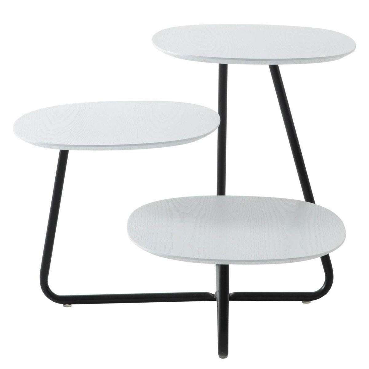 Hazelton Multi - Top End Tables with Manufactured Wood Top and Powder Coated Steel Frame