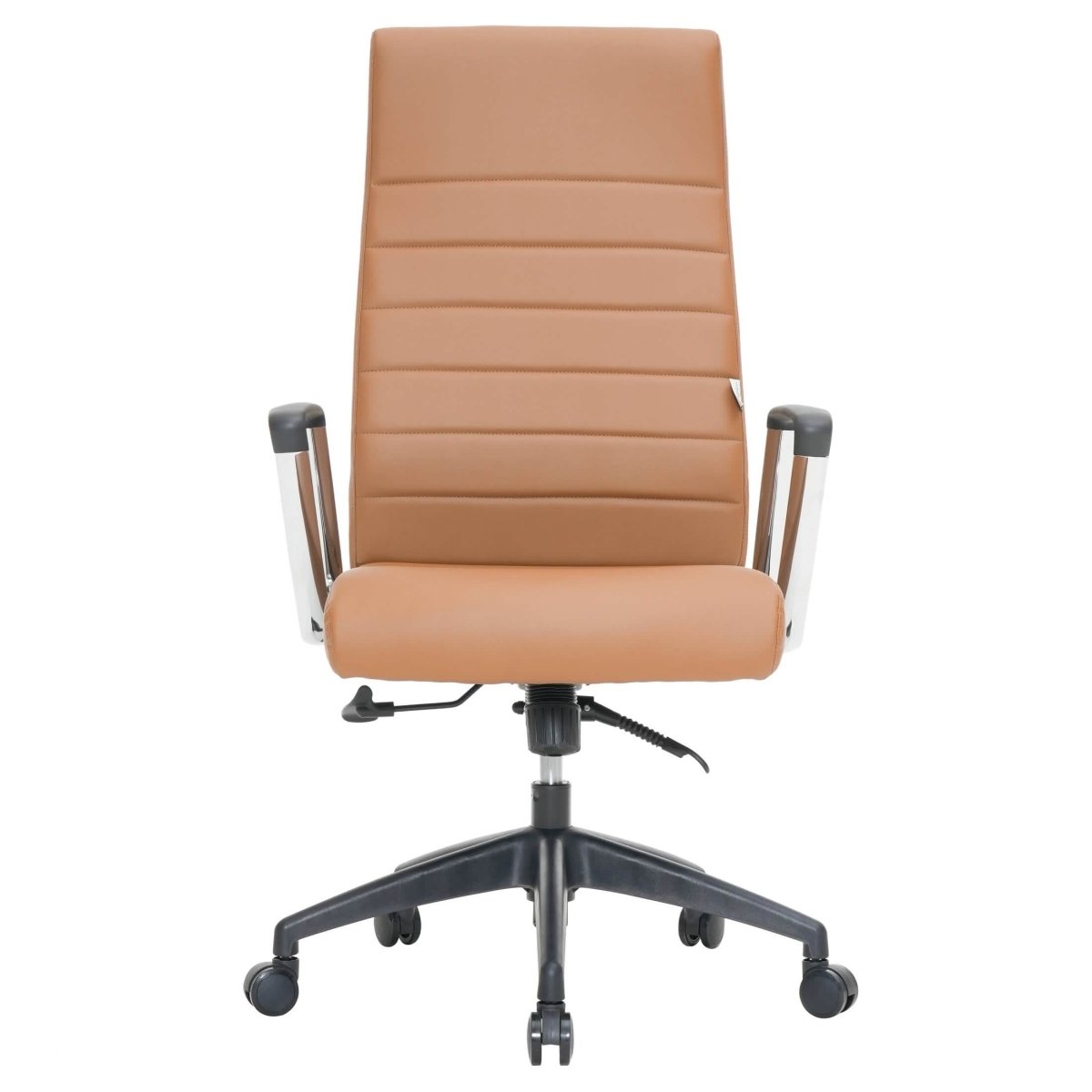 Hilton High - Back Leather Office Chair Adjustable Seat Height in Nylon