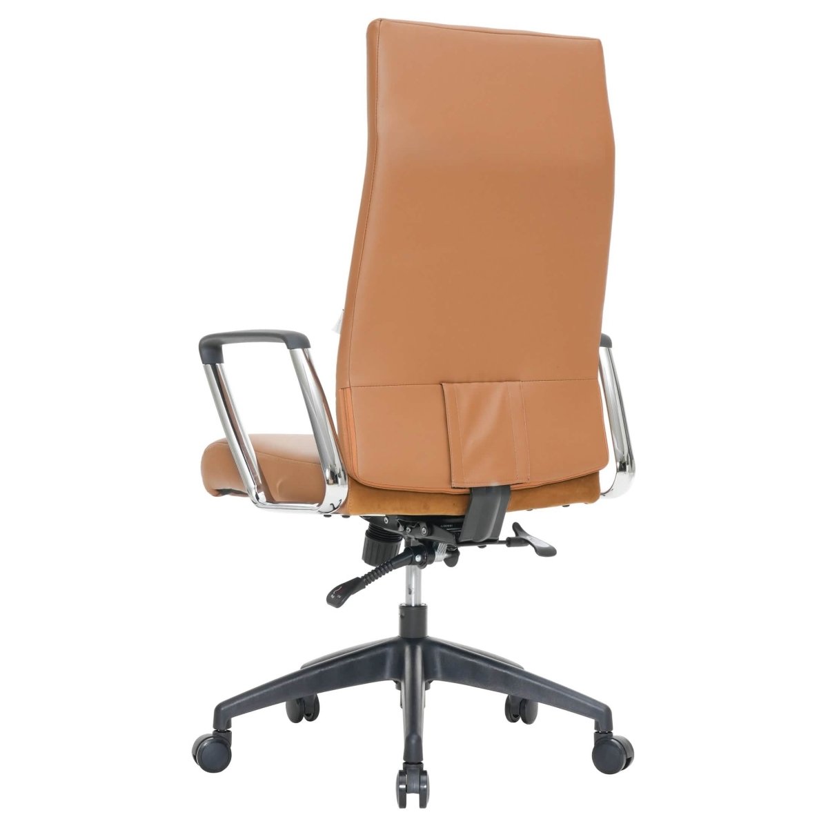 Hilton High - Back Leather Office Chair Adjustable Seat Height in Nylon