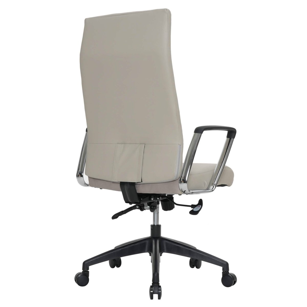 Hilton High - Back Leather Office Chair Adjustable Seat Height in Nylon