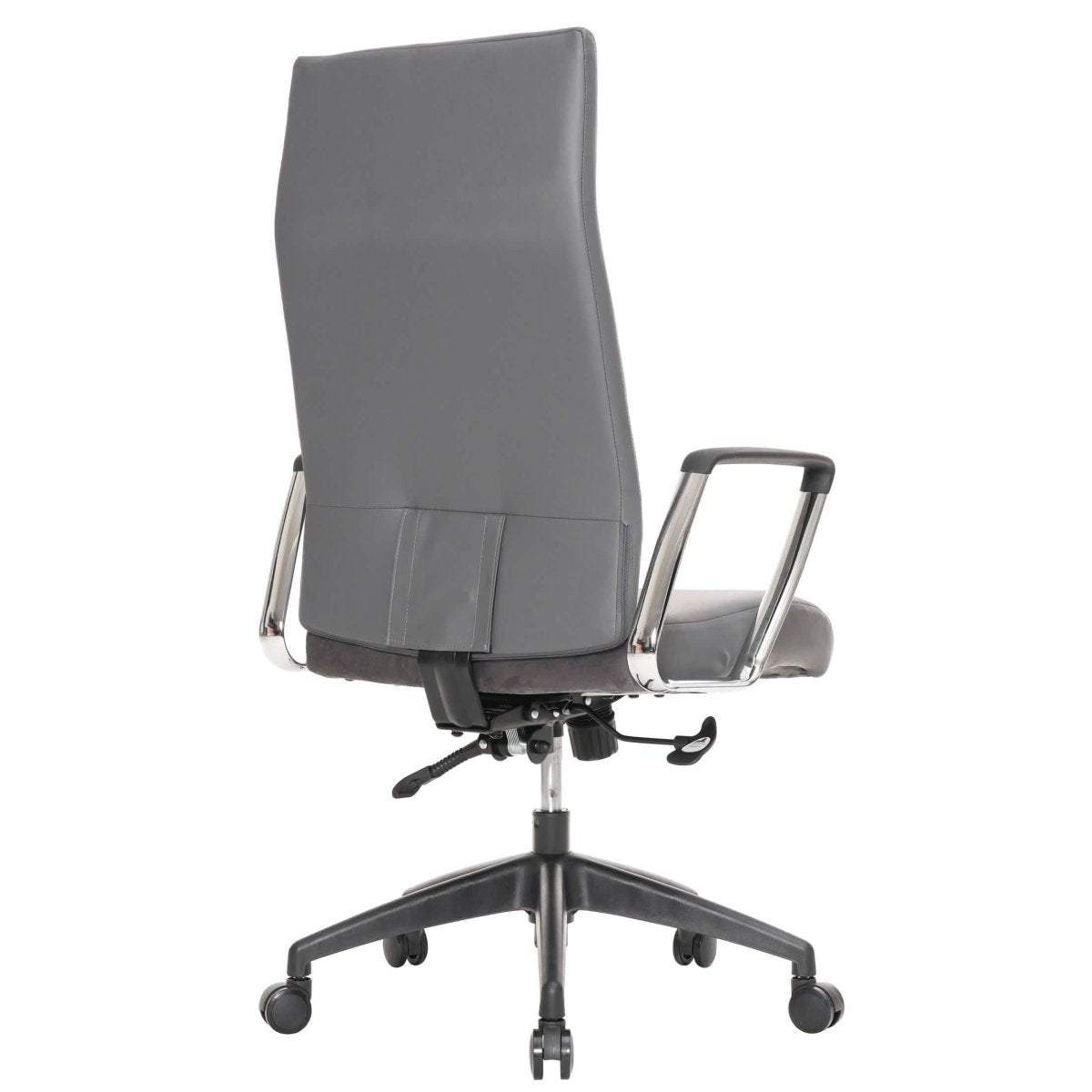 Hilton High - Back Leather Office Chair Adjustable Seat Height in Nylon