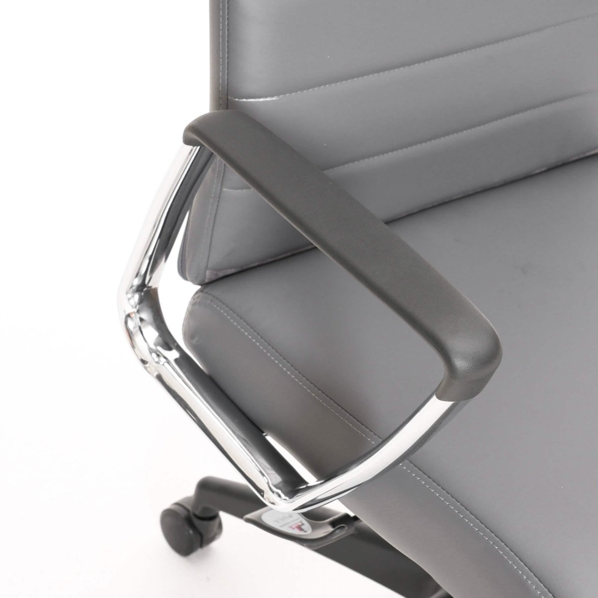 Hilton High - Back Leather Office Chair Adjustable Seat Height in Nylon