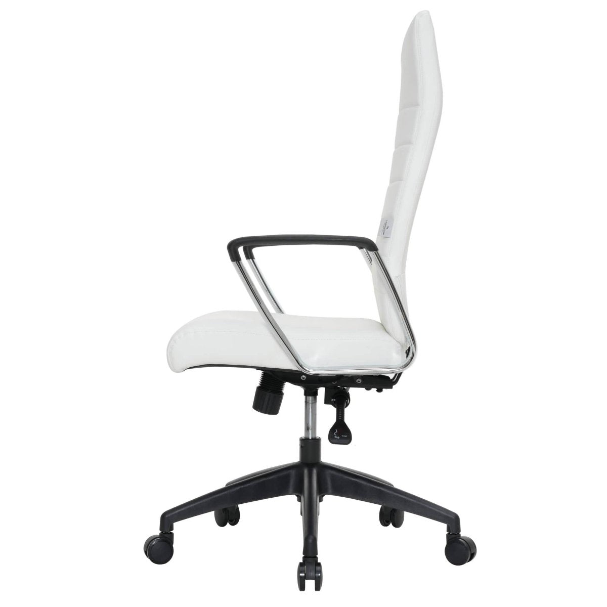 Hilton High - Back Leather Office Chair Adjustable Seat Height in Nylon
