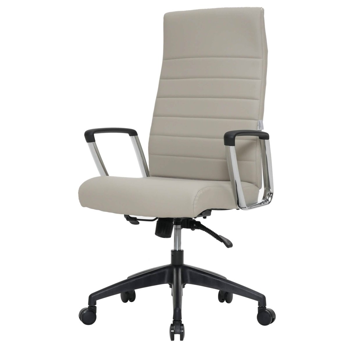 Hilton High - Back Leather Office Chair Adjustable Seat Height in Nylon
