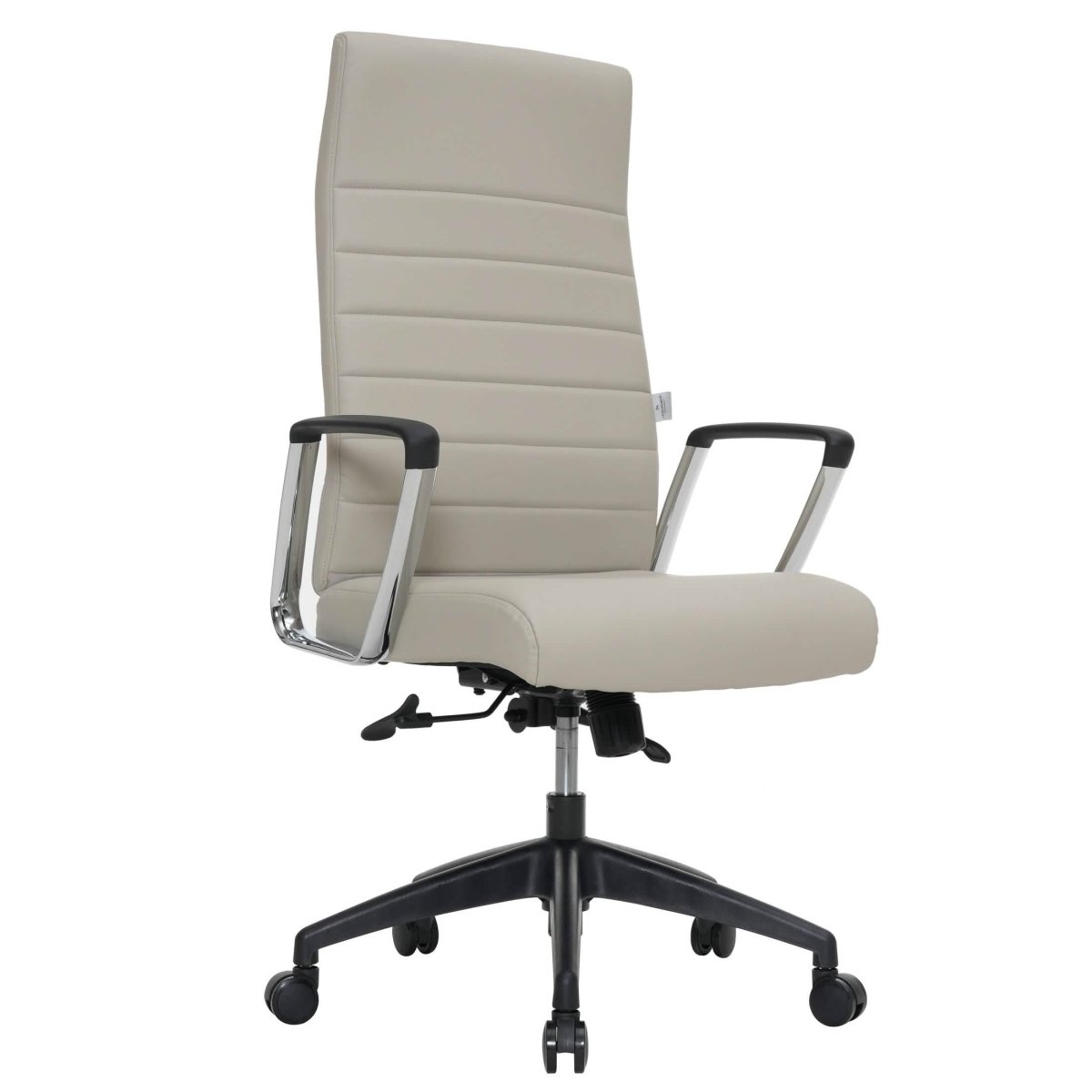 Hilton High - Back Leather Office Chair Adjustable Seat Height in Nylon