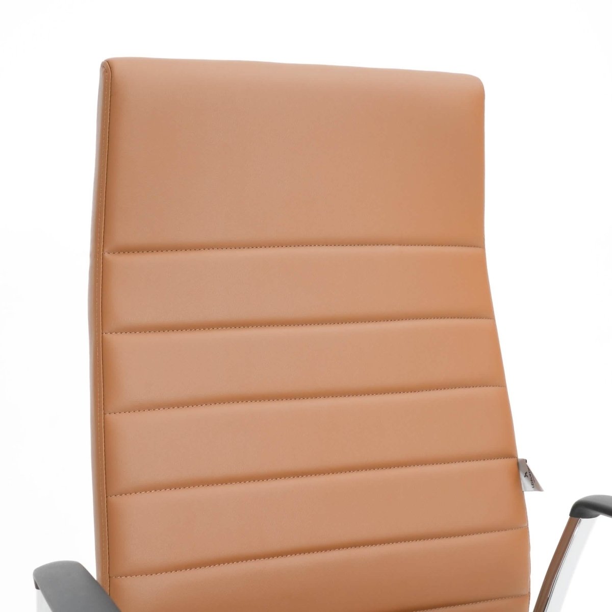 Hilton High - Back Leather Office Chair Adjustable Seat Height in Nylon