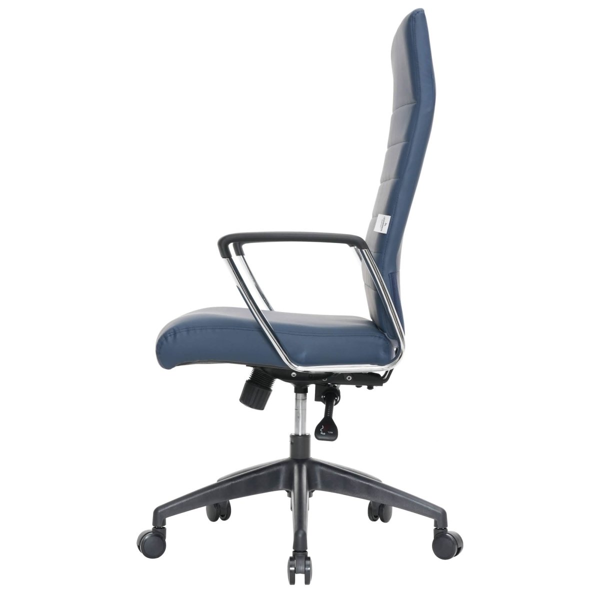 Hilton High - Back Leather Office Chair Adjustable Seat Height in Nylon
