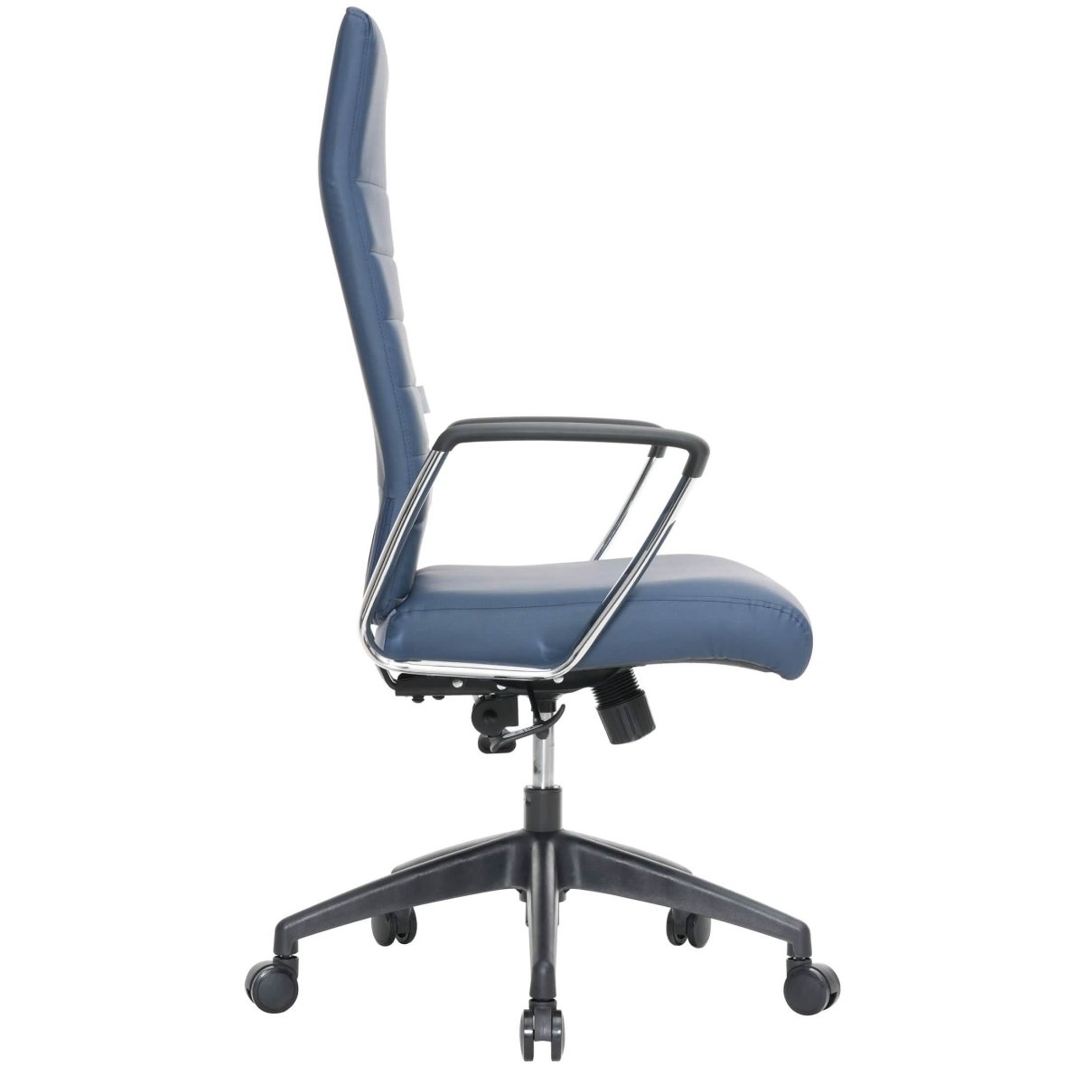 Hilton High - Back Leather Office Chair Adjustable Seat Height in Nylon