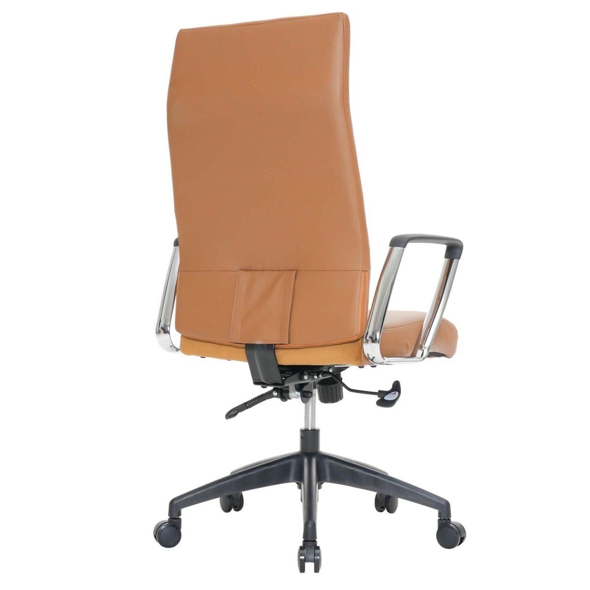 Hilton High - Back Leather Office Chair Adjustable Seat Height in Nylon