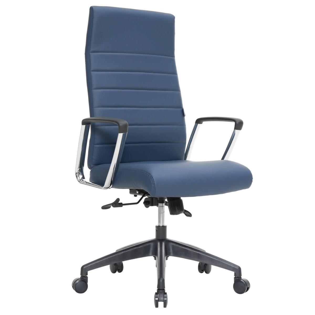 Hilton High - Back Leather Office Chair Adjustable Seat Height in Nylon