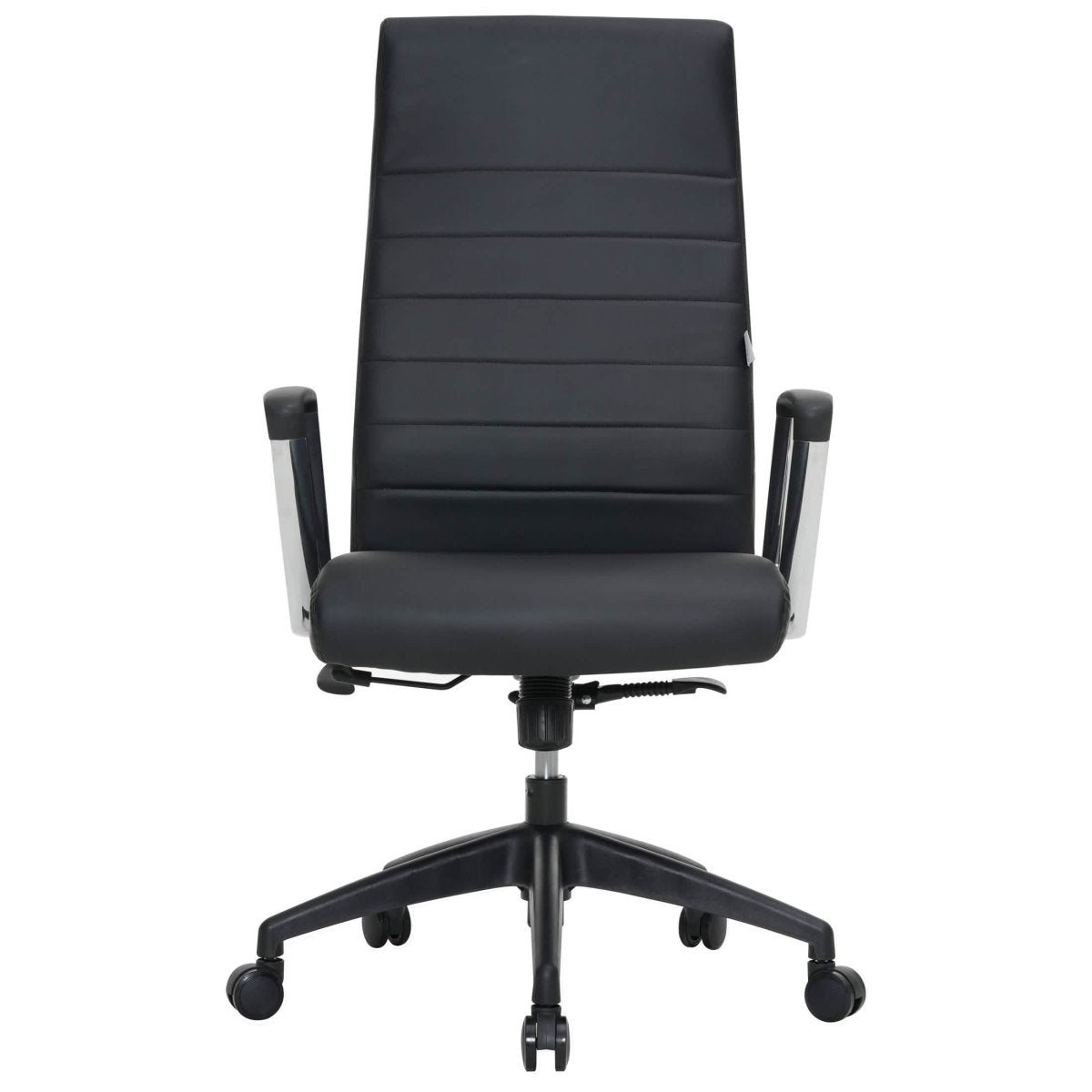 Hilton High - Back Leather Office Chair Adjustable Seat Height in Nylon