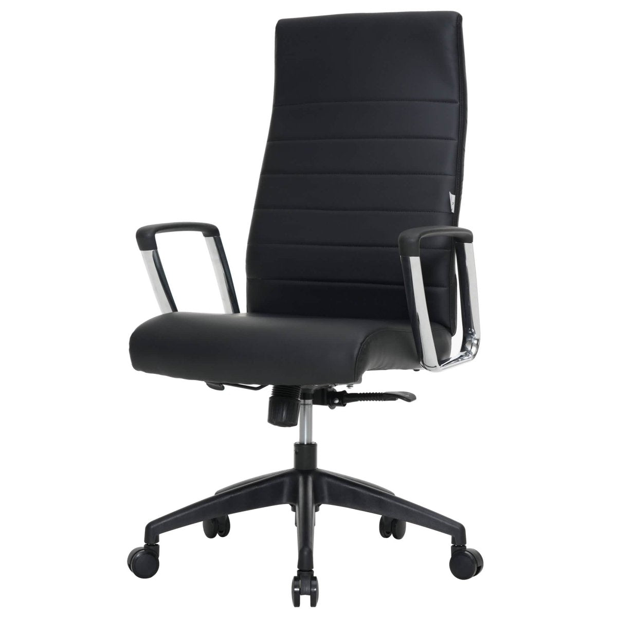 Hilton High - Back Leather Office Chair Adjustable Seat Height in Nylon