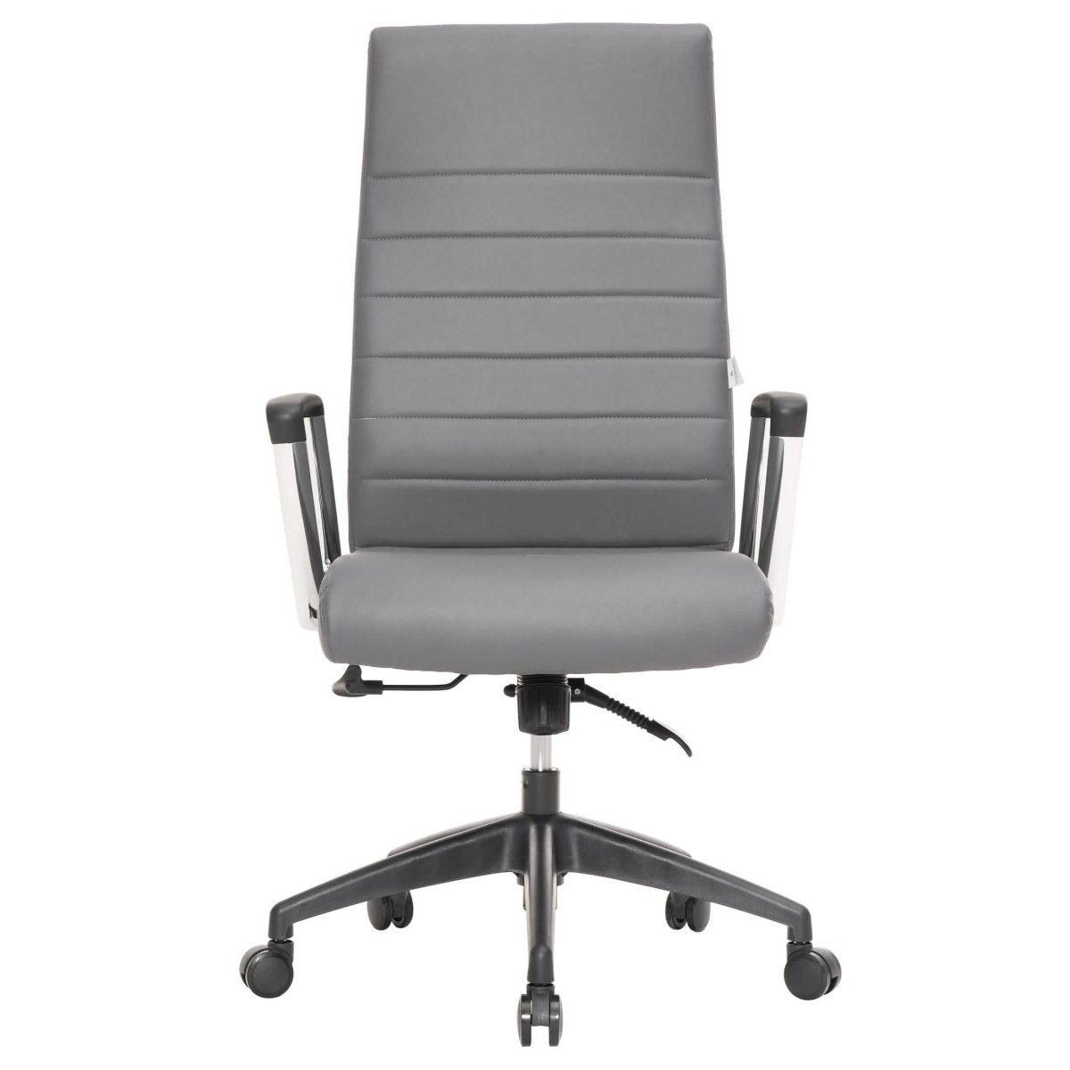 Hilton High - Back Leather Office Chair Adjustable Seat Height in Nylon